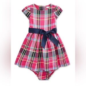 Ralph Lauren Plaid Baby Dress